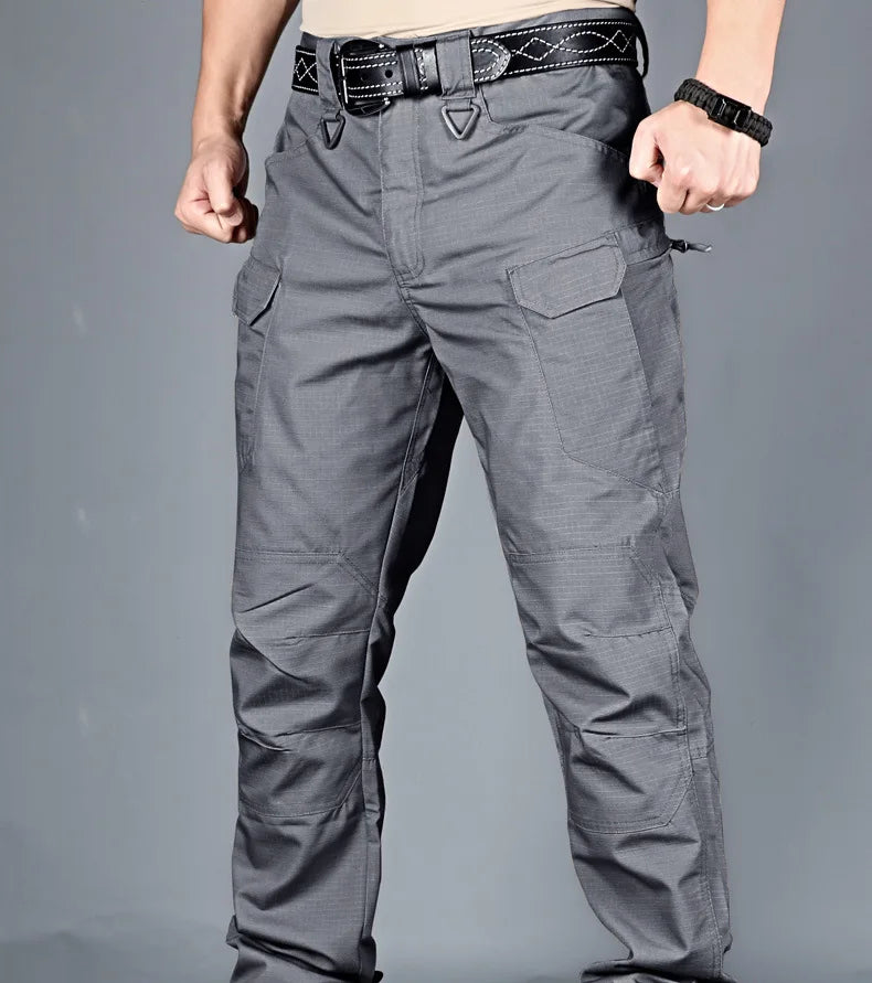 Tactical Cargo Pants Men Combat Outdoor Hiking Work Joggers Lightweight Trousers Male Elasticity Multiple Pockets Resistant Pant