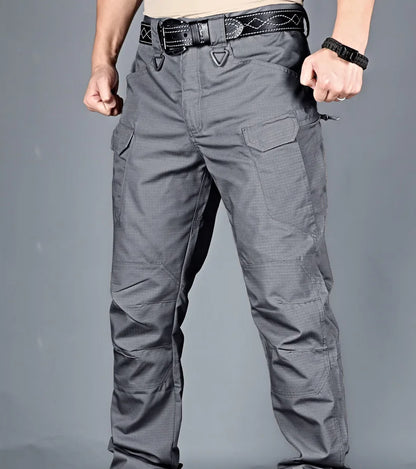 Tactical Cargo Pants Men Combat Outdoor Hiking Work Joggers Lightweight Trousers Male Elasticity Multiple Pockets Resistant Pant