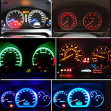 High Brightness 3030 Chips 10Pcs of T5 Led Bulb W3W W1.2W Play and Plug Car Interior Lights Auto Instrument Lamp 12V/24V