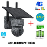 INQMEGA 5MP 4MP WIFI Wireless PTZ Solar Camera 4G SIM With Solar Panel Two Way Audio Security Protection CCTV Camera Battery Cam