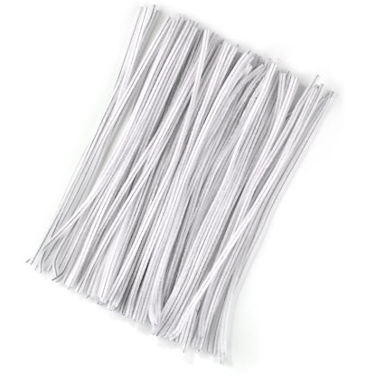 100pcs Chenille Stems Toys DIY Strips Twist Bar Anvil Wire Craft Pipe Creative Hobby Children Plush Stick Chenille Sticks