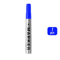 Permanent Paint Marker Pen Waterproof Black Pen for Tyre Oily Markers Quick Drying Signature Pen Stationery Supplies