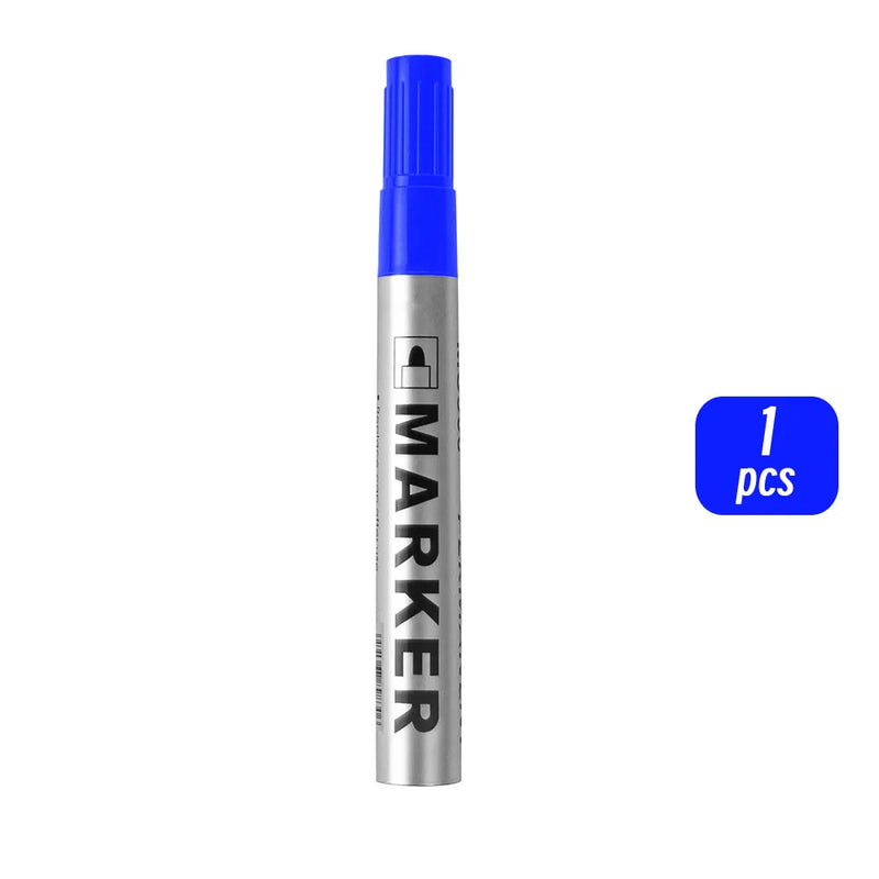 Permanent Paint Marker Pen Waterproof Black Pen for Tyre Oily Markers Quick Drying Signature Pen Stationery Supplies