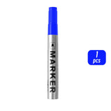 Permanent Paint Marker Pen Waterproof Black Pen for Tire Oily Markers Quick Drying Signature Pen Stationery Supplies