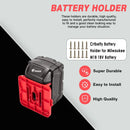 Machine Holder Battery Storage Rack for Dewalt/Makita/Milwaukee 14.4V 18V Li-ion Battery Wall Mount Tool Bracket Fixing