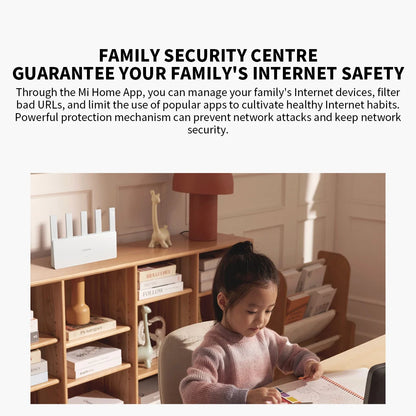 NEW Xiaomi Router BE5000 Wi-Fi 7 2.4/5GHz Dual-Frequency Mesh 2.5G High-Speed ​​Network Port IPTV OFDMA Signal Amplifier Mi Home