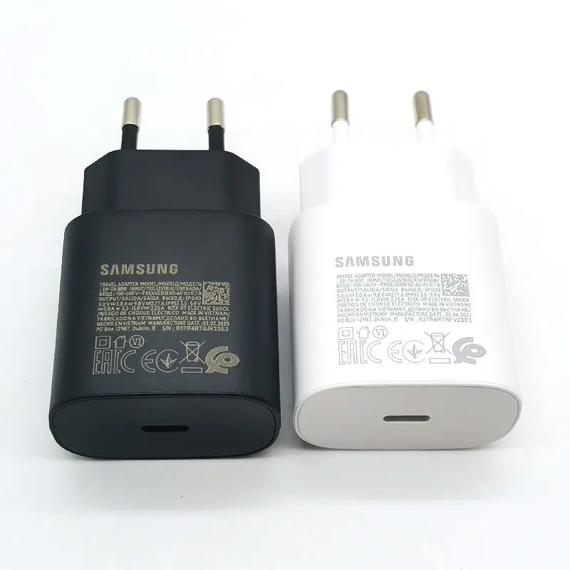 For Samsung Charger 25W Super Fast Charging Adapter 1.8M Type C Cable For Galaxy S20 S21 S22 S23 S24 Ultra Z Flip Fold 6 5 4 3 2