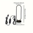 1PC Table lamp Bedroom Ring Table Lamp Living Room Black and White USB Dimming Bedside Lamp LED Small Night Light
