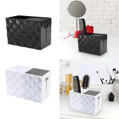 Caja de almacenamiento para cepillos y peines de salón, soporte para accesorios de peluquería 