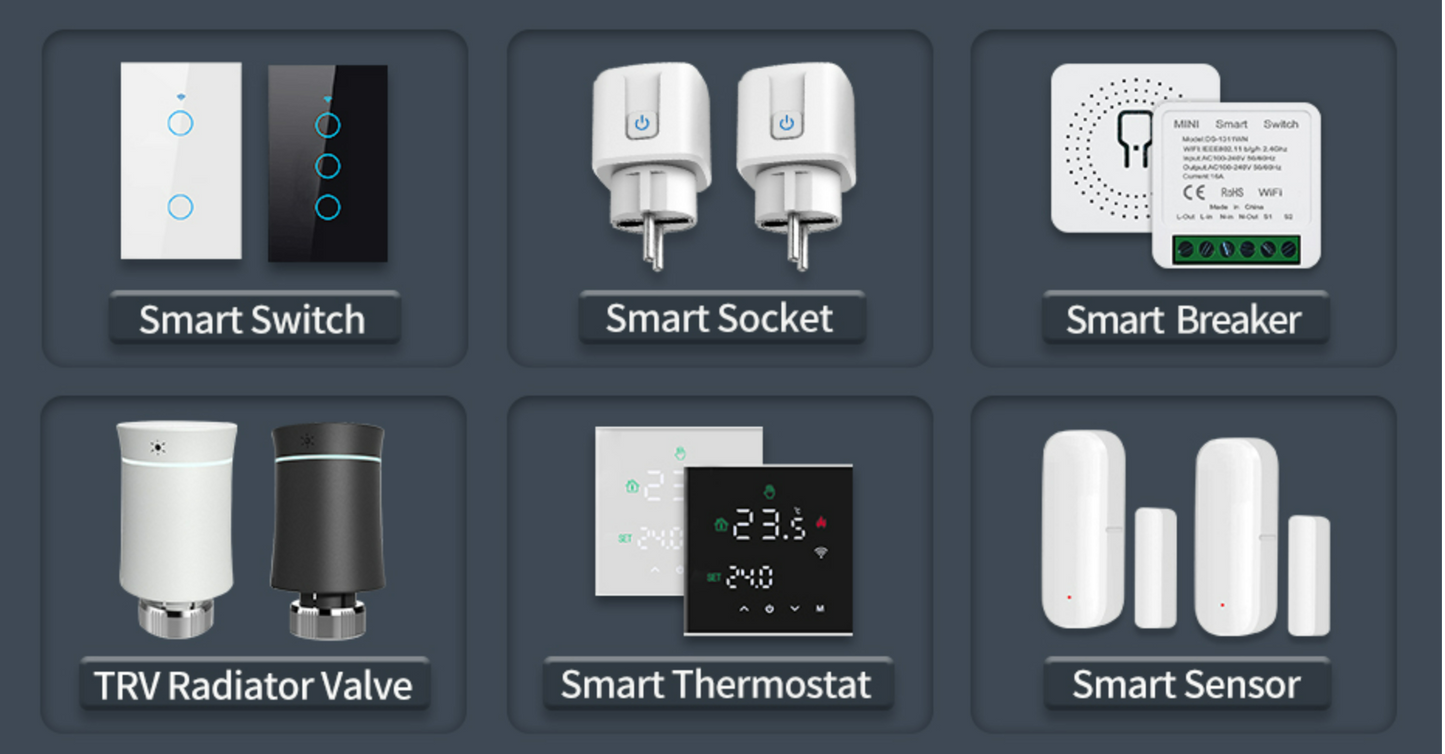 TNCE Tuya WiFi/Zigbee Smart Plug 16A/20A EU Smart Socket With Power Monitoring Timing Function Work With Alexa GoogleHome