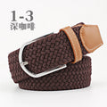 Stretch Woven Belt Unisex Canvas Belts Fashion Casual Student Belt Women Cinturon Male Waistband 105cm