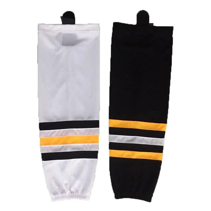 1 Pair Multiple Colors Knit Ice Hockey Socks 100% Polyester Team Training Socks Practice Socks Hockey Equipment Sports Sock