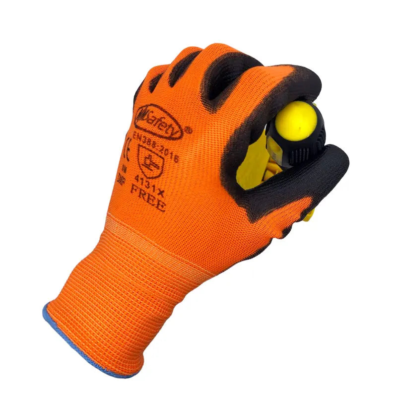 24Pieces/12Pairs Professional Working Protective Gloves For Men Construction Women Garden Nylon Running Glove Obtained CE EN388.