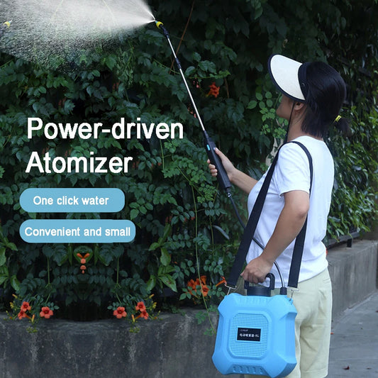 Pulverizador desinfectante portátil multiusos de alta presión, pulverizador eléctrico de larga duración para granjas y huertos, 5/8 l