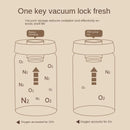 316 Stainless Steel Vacuum Coffee Storage Container Airtight Light-proof Tea Spice Food Storage Jar Kitchen Tool