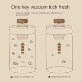 316 Stainless Steel Vacuum Coffee Storage Container Airtight Light-proof Tea Spice Food Storage Jar Kitchen Tool