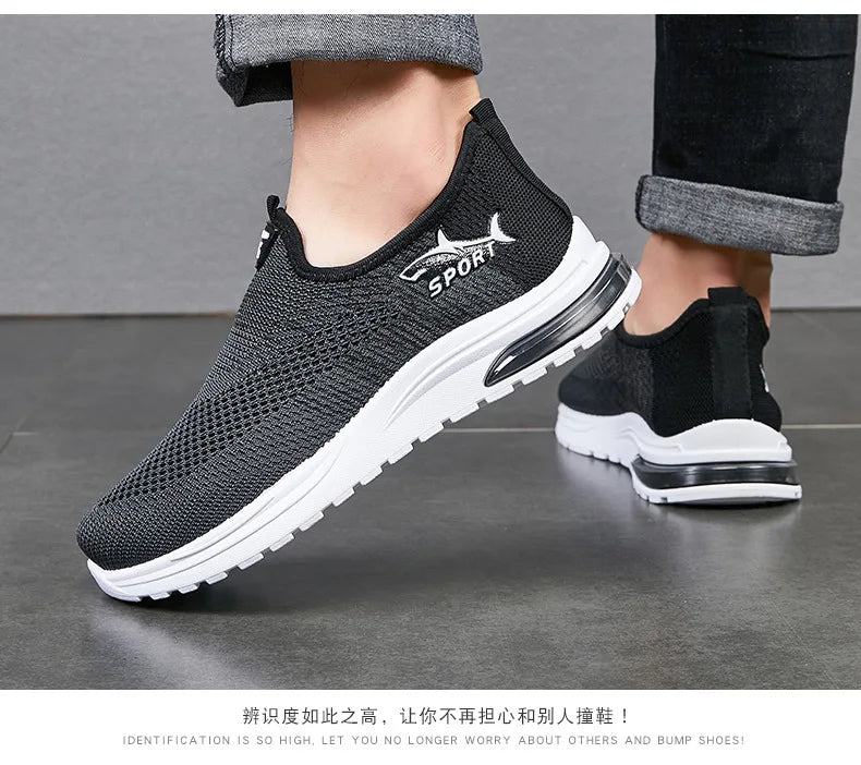 Men's summer shoes 2025 new lazy shoes breathable mesh casual sports shoes man comfortable cheap shoes clearance free shipping