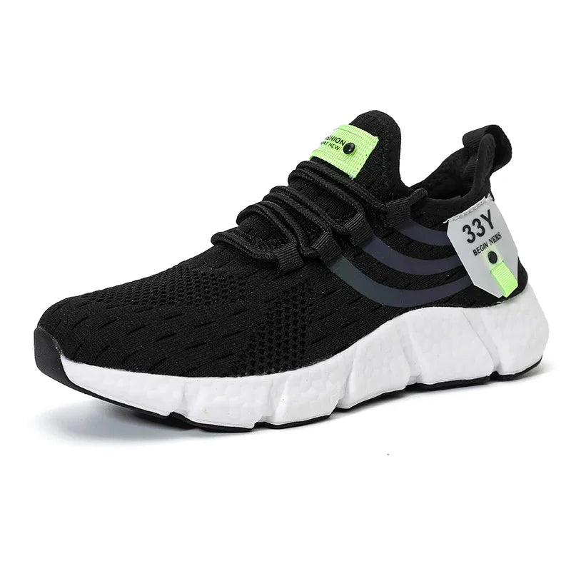 Men's Casual Sneakers Summer Breathable Sport Shoes Lightweight Outdoor Mesh Running Shoes Athletic Jogging Tennis Walking Shoes