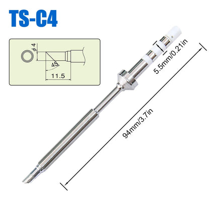 Pine64 TS100 TS101 Soldering Iron Tips Replacement Various Models of Pinecil V2 Electric Soldering Iron Tip TS Series BC2 ILS