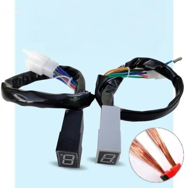 1Pc Motorcycle Scooter Display Shift Lever Sensor 4/5 Gears LED Digital Gear Indicator For 100cc 110cc 125cc 150cc 200cc