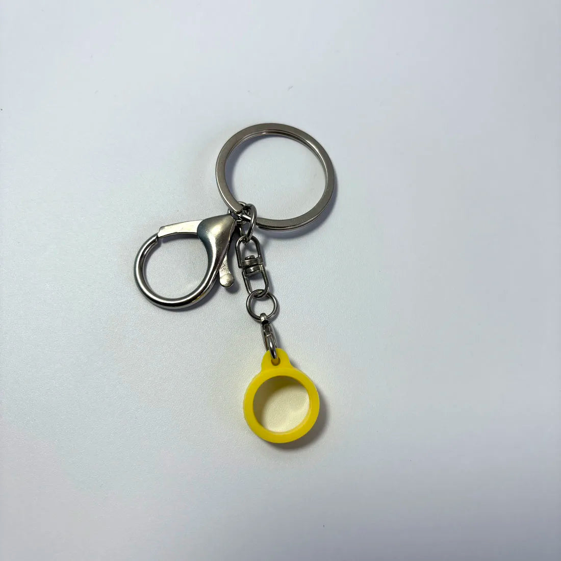 Portable lip gloss electronic pen pendant lip gloss keychain 13mm silicone ring