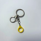 Portable lip gloss electronic pen pendant lip gloss keychain 13mm silicone ring