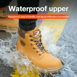 Steel Toe Shoes for Men Women Lightweight Anti-Smash Steel Toe Sneakers Indestructible Work Boots Construction Safety Shoes
