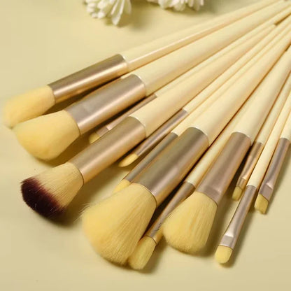 13pcs Women Colorful Makeup Brush Set Eyeshadow Brushes Soft Blush Beauty Tool 