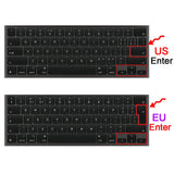 Funda con teclado para iPad Pro 12.9, Pro 11, Magic Keyboard 10.5, Air 5, 4, 3, 7, 8, 9 y 10, funda inteligente de silicona con protector de TPU, UE