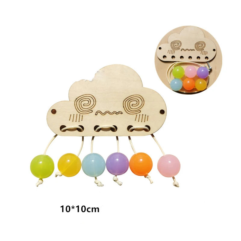 Busy Board DIY Montessori Toys Lock Mobile Children Wood Chips Skill Training Parent-Child Game Puzzle Intelligence Development