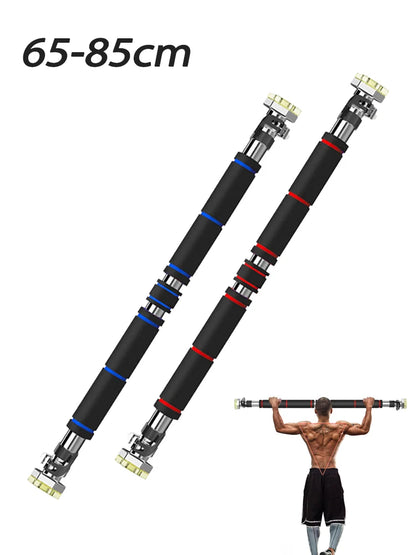 Door Pull Up Bar Doorway Chin Up Bar from 65-85cm (25.1in-33.1in) Strength Training Pull-Up Bars No Screw Workout Equipment