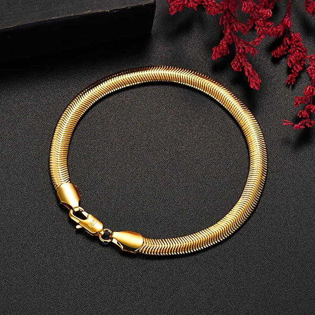 925 Sterling Silver Chain Bracelets for Men Women Braided Rope Male Fashion Jewelry High Quality New 4mm 