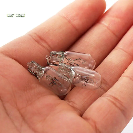 10pcs/set 5W T10 W5W 194 168 Width Lamp License Plate Lights Signal Light Halogen Bulbs