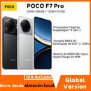 Global Version POCO F7 Pro Snapdragon 8 Gen 3 Smartphone 6.67'' 120Hz Display 50MP Camera 6000mAh Battery 90W IP68 Cellphone