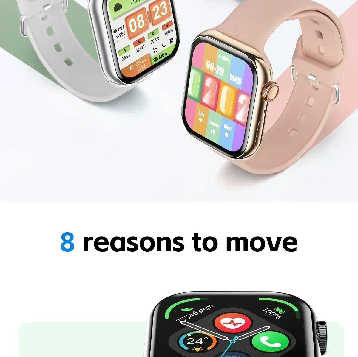NEW Smart Watch Series 10 HD Screen Custom Dial Wireless Charging Men BT Call NFC Women Sport GPS Smartwatch For IOS Android