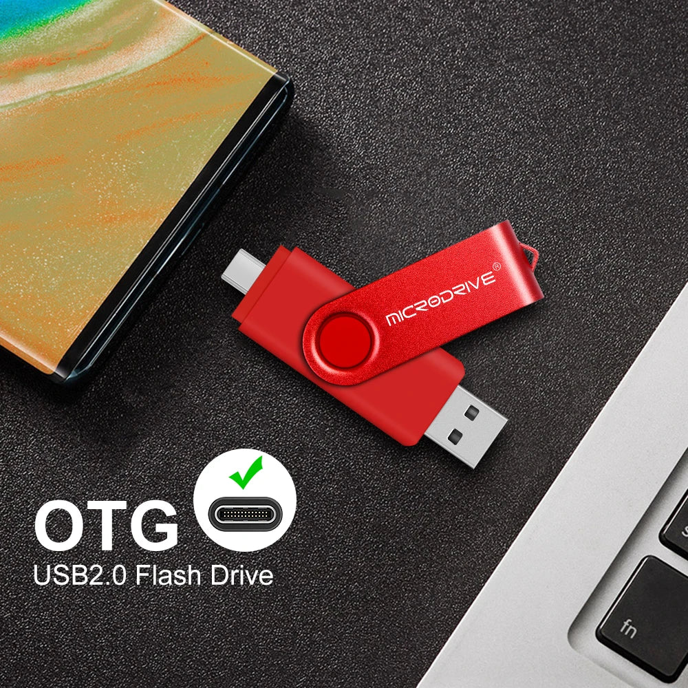 Metal OTG 2 IN 1 Type C pen drive 128GB usb memory stick 4GB 8GB 32GB 64GB 128GB cle usb cle usb flash drive memoria usb