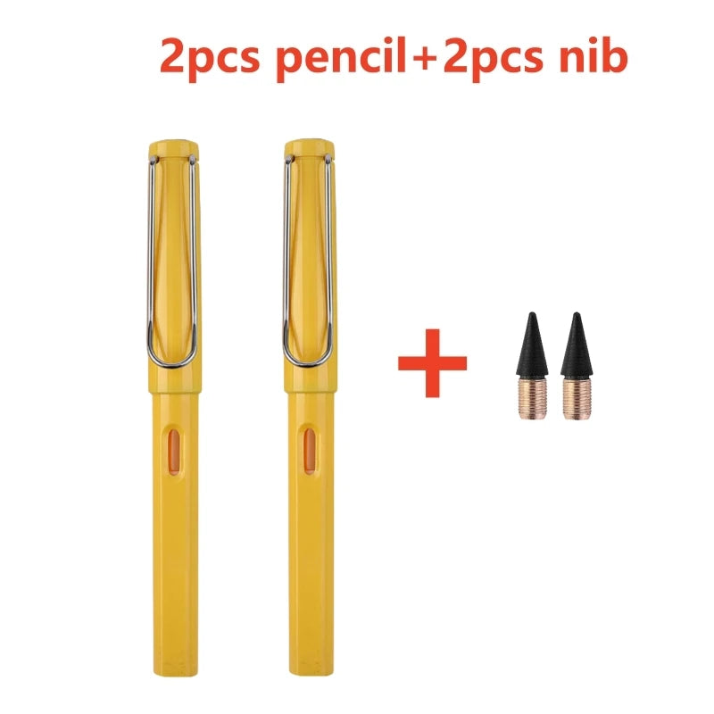Unlimited Writing Pencil Infinity Pencils Eternity No Sharpening without Ink Kawaii Unlimited Pen Art Supplies School Stationery