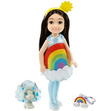 Original Barbie Dolls Club Chelsea Dress Up Burger Costume Pets Accessories Kids Toys for Girls Princess Play House Set Juguetes