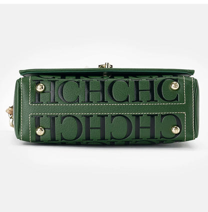 CH Autumn and Winter Solid Color Crossbody Bag Letter Printing High Quality Women's Fashion Elegance 2025 Classic Women's Bag