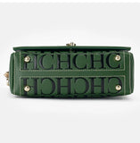 CH Autumn and Winter Solid Color Crossbody Bag Letter Printing High Quality Women's Fashion Elegance 2025 Classic Women's Bag