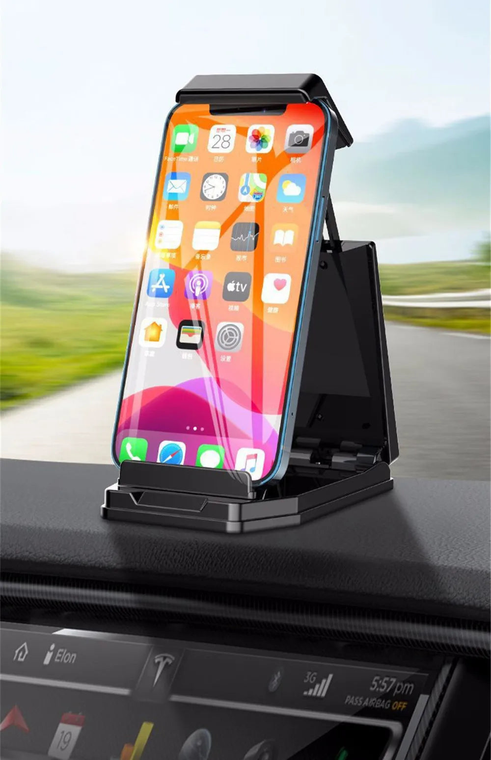 Tablet Holder on Car Dashboard for 4-10 inch Cell Phone Tab Bracket Mount for Xiaomi Samsung Galaxy Tablet iPad Car Holder