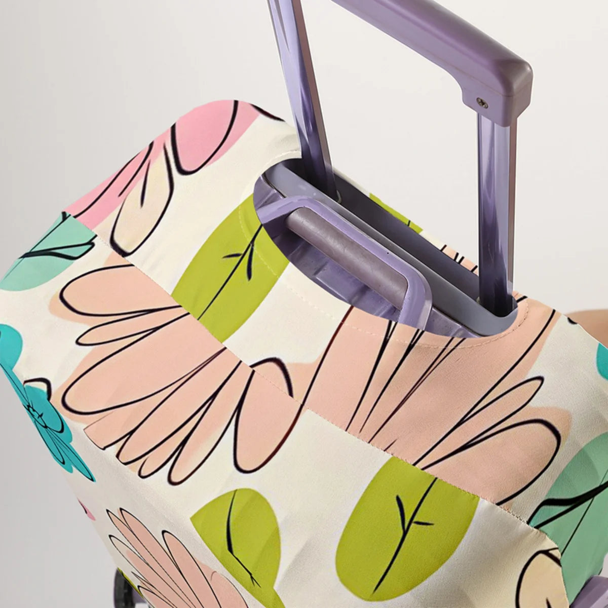 Luggage Protective Cover With Cartoon Print