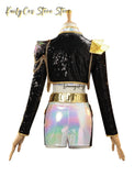 Movie K-Pop Demon Rumi Anime Cosplay Costume Idol Girl Rumi Uniform Role Play For Party Halloween Carnival Outfits