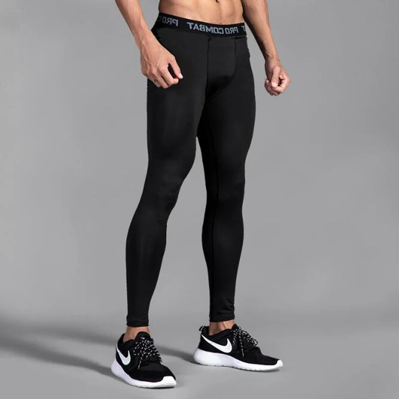 Pantalones de compresión para hombre, mallas frescas y secas, mallas deportivas para correr, pantalones cortos deportivos para entrenamiento