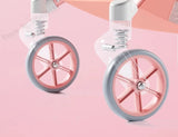 Pink Newborn Stroller can sit or lie down 0-6 years old Children Lightweight Folding Boardable Travel 360 ° Steering Stroller