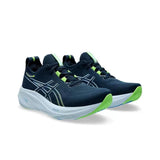 Original Asics Nimbus 26 Running Shoes Men Cushion Stability Asics Sports Shoes Unisex Sneakers White