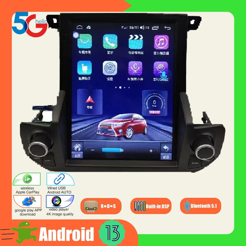 Android 14 For Land Rover Discovery 4 LR4 2009-2016 Car Radio Automotive Multimedia Tesla Screen Carplay Auto Bluetooth GPS 4G