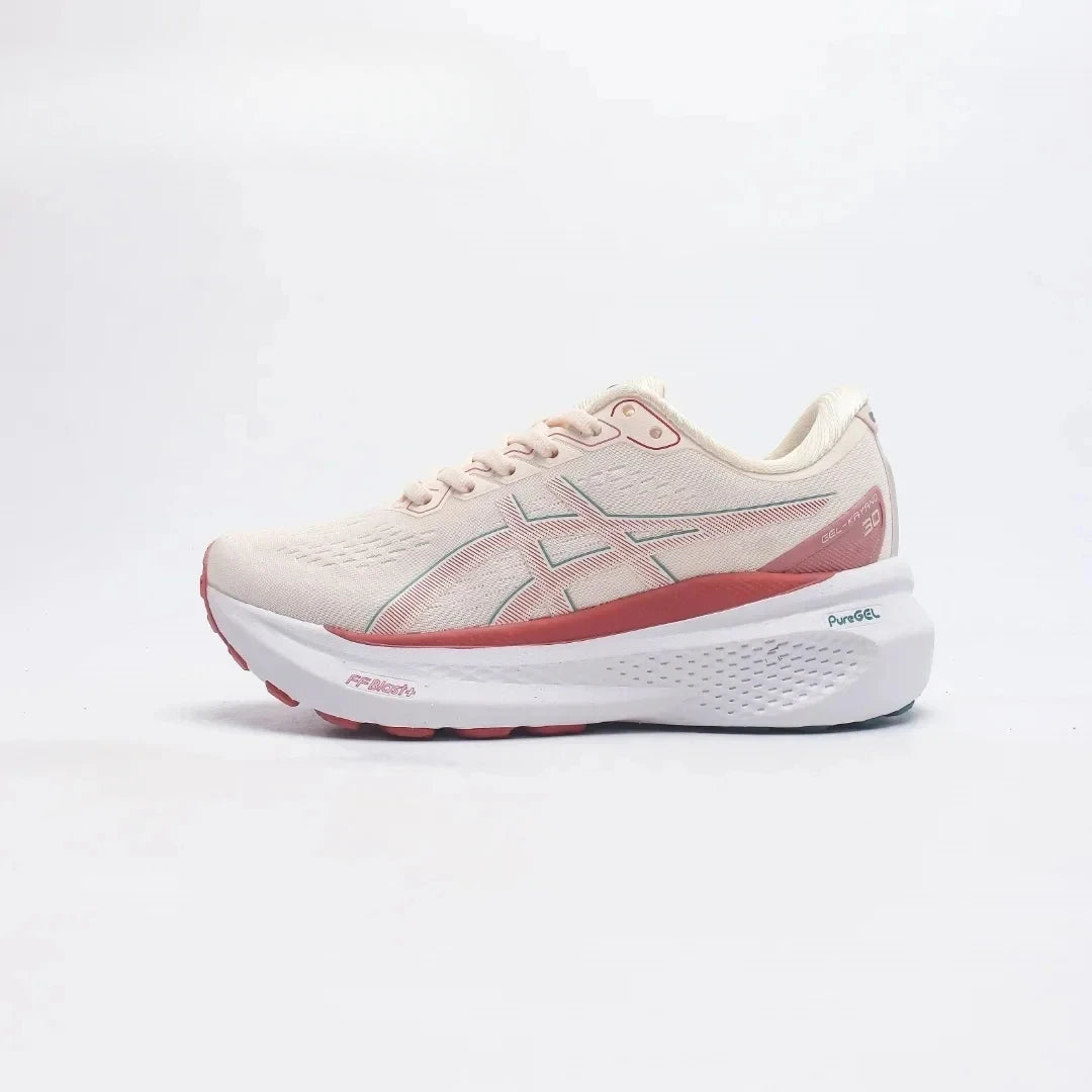 Zapatillas de running Asics Gel Kayano 30 para mujer, color negro, caña baja, antideslizantes, transpirables y ligeras.
