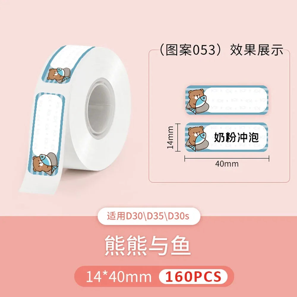 Phomemo D30 Q30/31 Mini Label Printer Paper Printing Label Waterproof Oilproof Scratch-Resistant Price Label Laser Sticker