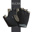 Anti Slip Half Finger Gloves para Homens e Mulheres, Halteres, Respirável, Elástico, Choque, Exercício, Esportes, Ciclismo, Bicicleta